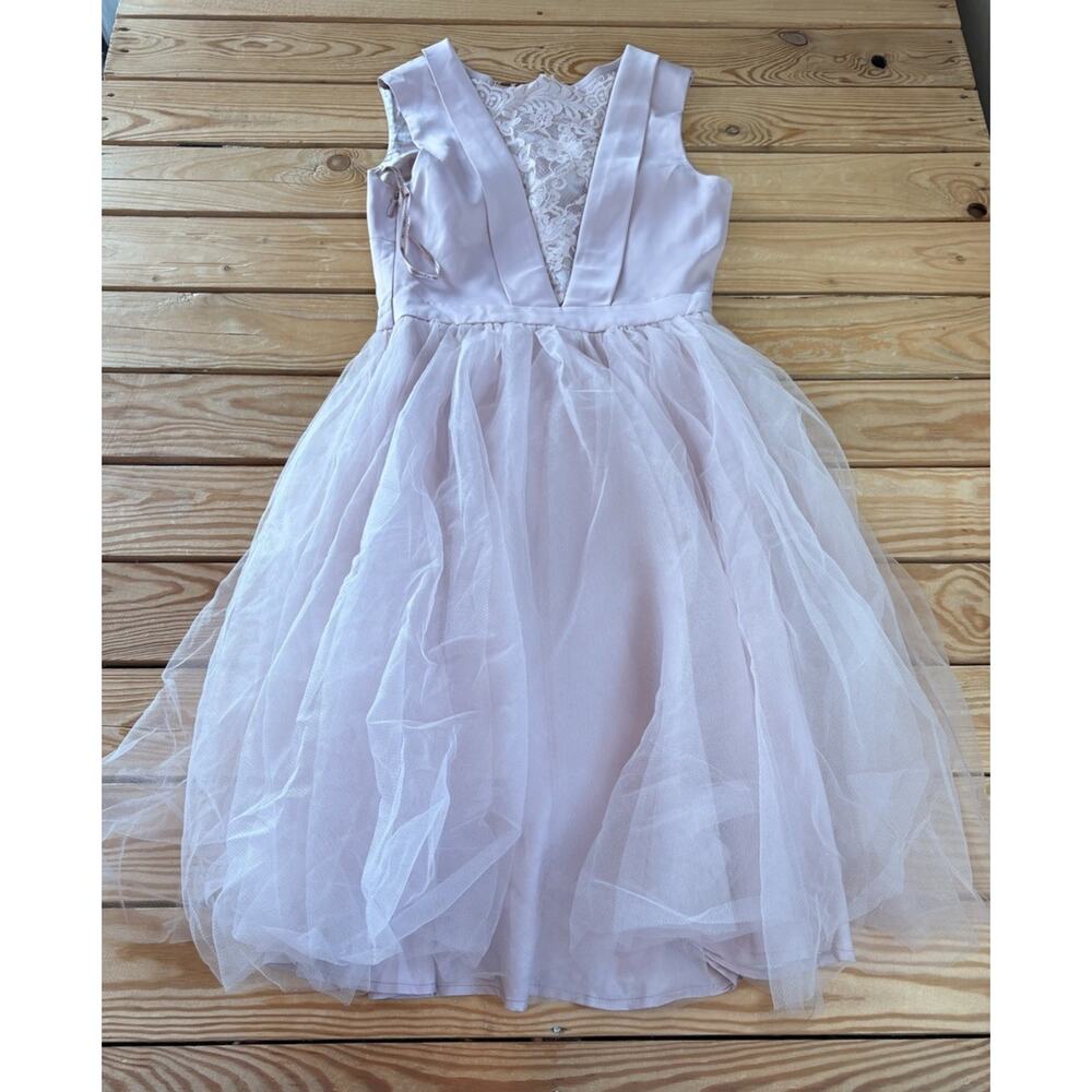 Chi Chi NWT Women’s London Zeina Dress Size 4 Pink P9 - Picture 2 of 9